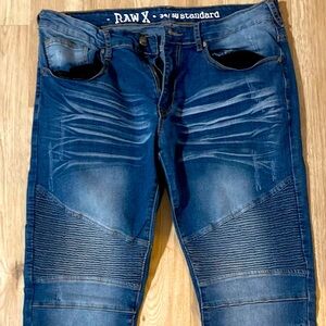 Raw X sz 34 /30 standard slim fit men’s jeans stretch cotton/poly vintage style